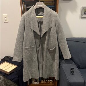 Primark Charcoal Open Front Coat